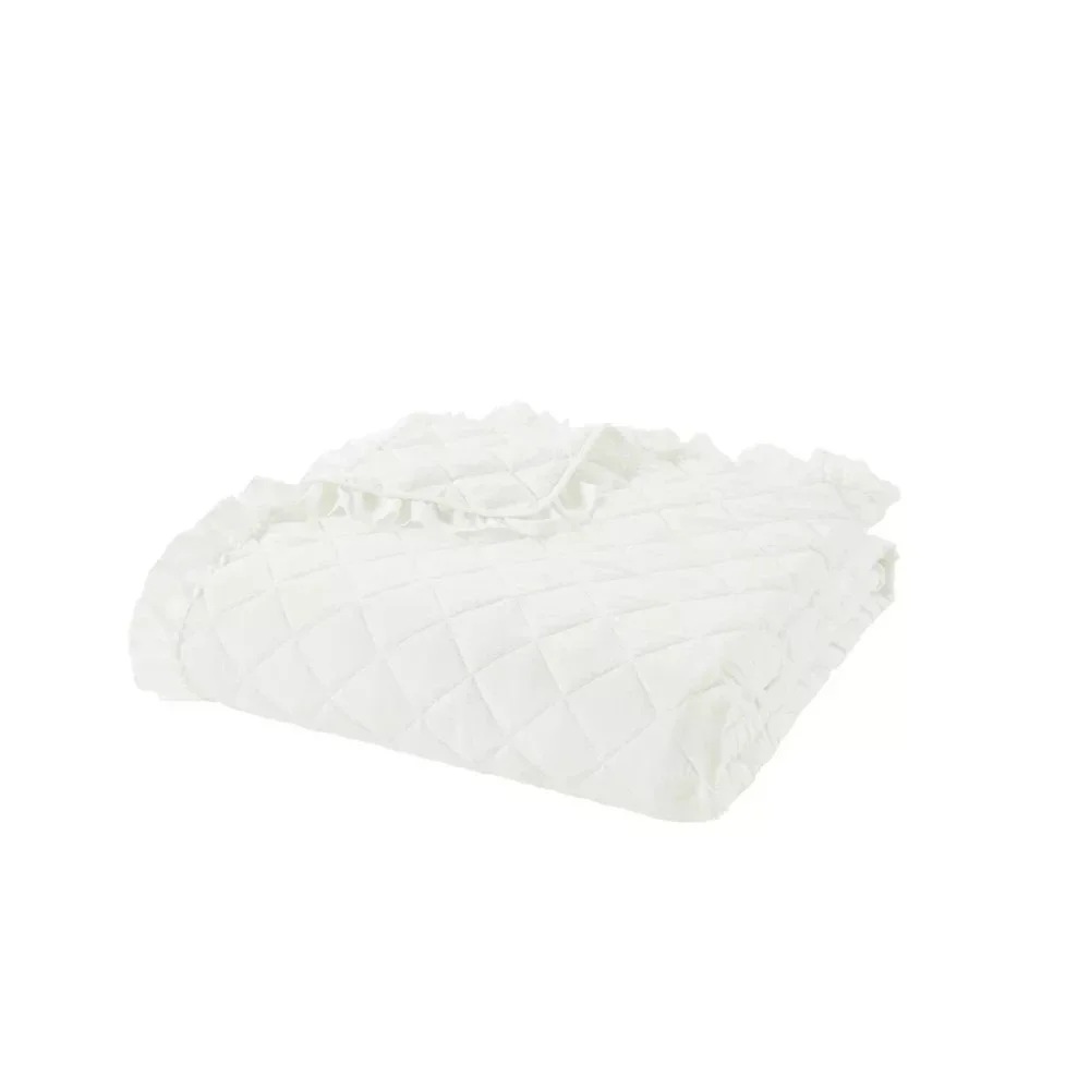 Armoire Collection Twin/Twin XL Ruffle Quilt White - Target